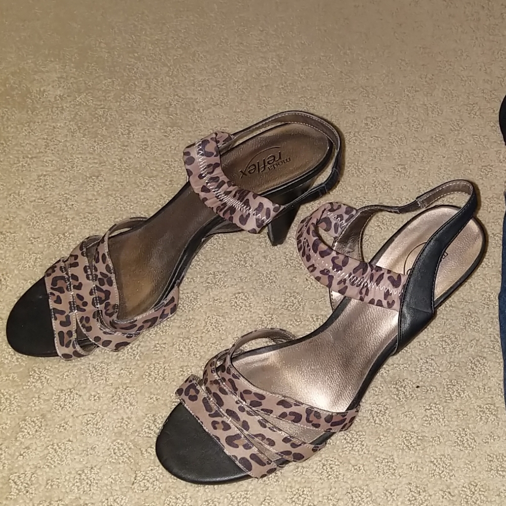Leopard heels